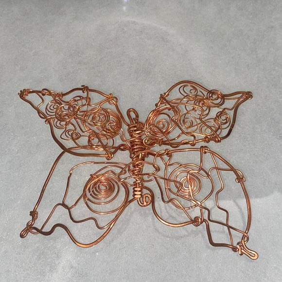 Large Bronze Butterfly Pin🦋 - Picture 2 of 3